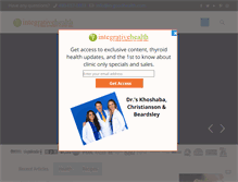 Tablet Screenshot of integrativehealthcare.com